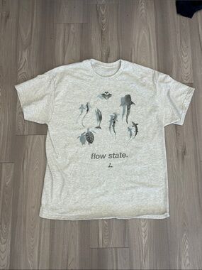 Flow State Graphic Tee - Light Heather Tee
